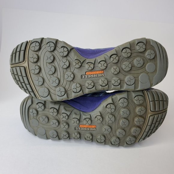 Merrell Shoes Womens Size 7 Trail Running Dark Slate Blue Gray Hiking Lace Up. G - Picture 13 of 16